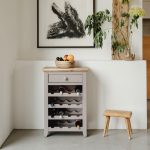 Statement Furniture Florence Dove Grey Wine Rack. Wooden Wine Console Sideboard with Drawer. Assembled 16 Bottle Cabinet Cupboard - Image 5