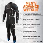 ZONE3 Men's Advance Wetsuit Open Water Swimming Full Body Suit For Triathlon, Surfing, Kayaking, Water Sports - Image 4