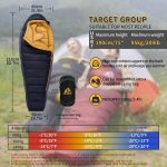 BUERTS Down Sleeping Bag for Adults Cold Weather Ultralight & Compact 680FP Backpacking Sleeping Bag for Camping, Hiking, Mountaineering - Image 3