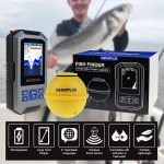 Wireless Fish Finder Portable Fishfinder Sonar Sensor 147feet Depth Detection Rechargeable Depth Finders Kayak Fishing Accessories for Sea Fishing, Ice Fishing, Boat Fishing - Image 3