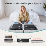 Samfolk Compression Packing Cubes Extensible Organizer Bags For Travel Suitcase Organization - Image 3