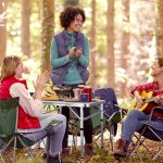 JF HOME BLISS 2FT Folding Camping Table Picnic Table Adjustable Height Multipurpose Party Dining small camping Table Lightweight with Carry Handle for Catering Buffet and Garden - Image 3