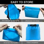 CNMTCCO Waterproof Dry Bag Set 6 Pcs,Lightweight Drybag Canoe Bags with 1.5L, 2.5L, 3L, 3.5L, 5L, 8L Waterproof Bag for Kayaking Rafting Boating Hiking Camping Travel Backpacking - Image 4