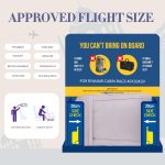 Ryanair Cabin Bags 40x30x20, for Easyjet Cabin Bag 45x36x20, Underseat Travel Backpack 40x20x25 Cabin Size for Airplane, Carry-ons Hand Luggage Bag 55 x 40 x 20 for Men and Women - Image 3