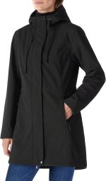 Outdoor Ventures Softshell Jacket Ladies Rain Jacket Functional Rain Coat Windbreaker Waterproof Hiking Jacket Breathable Outdoor Jacket with Hood for Spring Fall Winter - Image 3