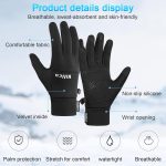 Warm Gloves Touchscreen Thermal Gloves for Men Women Running Cycling Ski Hiking Outdoor Cold Weather Protection 1 Pcs - Image 4