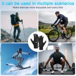 Warm Gloves Touchscreen Thermal Gloves for Men Women Running Cycling Ski Hiking Outdoor Cold Weather Protection 1 Pcs - Image 5