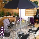 Samuel ALEXANDER 6 Person Garden Furniture Sets With Parasol Patio Dining Table And Chairs Set, Includes 6 Chairs, Table and Parasol - Image 3