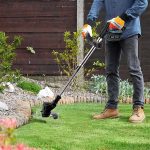 21V Cordless Strimmer, Telescopic Lightweight Grass Trimmer with 6xMetal Blades & 10xPlastic Blades, 2 x 2000mAh Battery, Electric Garden Strimmer Grass Cutter for Lawn Edger Pruning Weed - Image 3