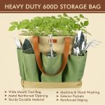 YAUNGEL Gardening Tools Set, Garden Tool Kit with Outdoor Hand Tools, Grass Shears, Garden Gloves, Storage Tote Bag, Garden Tools Set Gifts for Women and Men - Image 3