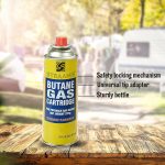 Straame Camping-gas, Gas-Bottles for Camping Stove, BBQ, Heaters, Blowtorch, BBQ, Gas-Weed Burner - Outdoor Camping Must Have, Safe and Easy to Use – Portable (Pack of 8) - Image 3