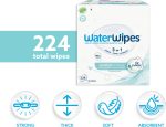 WaterWipes Sensitive+ On The Go Wipes, 224 Count (8 Packs), 3-In-1 Cleans, Cares, Protects, 99.9% Water, Unscented Wet Wipes - Image 3