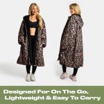 OHS Adults Drying Robe, Gifts for Mum Outdoor Waterproof Changing Robe Comfy Sherpa Privacy Robes for Women Men, Stay Dry Swimming Camping Drying Robes - S/M, L/XL - Image 4