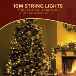 Christmas Tree Lights 10m 100 LED – Mains Powered Fairy String Lights for Indoor & Outdoor Use – Waterproof Decorative Lights for Home & Garden - Image 3