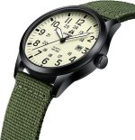 LN LENQIN Mens Watches Military Watch Analog Quartz Watches for Men Waterproof Men's Wrist Watch with Date Nylon Band Army Tactical Sportswatch - Image 4