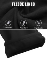 YAOHUOLE Men's Hiking Trousers Waterproof Winter Fleece Lined Softshell Outdoor Work Pants with Zip Pockets - Image 5