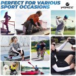 YQXCC 4 Pairs Arm Sleeves | Cooling UV Sun Protection | Sports Compression | for Men Women | for Golf Basketball Football - Image 3