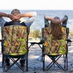 Crystals Set of 2 Folding Camping Chair Heavy Duty Structure, Waterproof & Foldable with Cup Holder & Side Pockets, Ideal for Garden, Fishing, Picnic, Camping & Travel Comfort - Image 3