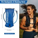 Hydration Bladder 2L with Magnetic Tube Clip – BPA-Free, Odorless Water Bladder with Food-Grade TPU & Premium TPU Tube, Leakproof Hydration Pack Reservoir for Hiking, Running, Cycling, Camping - Image 3