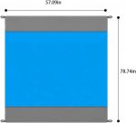 Beach Blanket, Extra Large Sandproof Waterproof Picnic Blanket, Lightweight, Compact, Ideal for Hiking, Camping(Blue- 79" X 55") - Image 3