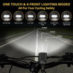 Bike Lights Front and Back, Super Bright 6 Light Modes Bicycle Lights IP65 Waterproof Cycle Lights, Easy To Install 3000 Lumens USB Rechargeable Mountain Bike Lights For Riding ﻿ - Image 4