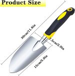 Garden Hand Trowel With Ergonomic Handle, Heavy Duty Rust Resistant Shovel and Small Spade for Soil Excavation, Planting and Transplanting - Image 3