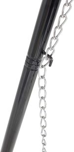 La Hacienda Tripod with BBQ Cooking Grill - Adjustable Height - Portable - Camping, Black - Image 3