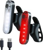 BYKING Bike Lights Front and Back, USB-C Rechargeable Bike Light, 4 LED Lighting Modes & Waterproof, Bright Bicycle Lights Set For Helmet, Cycle, MTB, Scooter and more. - Image 2