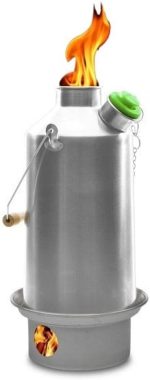 'Base Camp' Kelly Kettle® 1.6ltr | Stainless Steel | Whistles When Boiled | Kettle and Camp Stove in one | Ultra-fast | Wood Fuelled | NO Batteries/Gas | Camping, Fishing, Scouts, Picnics, Emergencies - Image 2