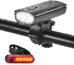 Bike Lights Front and Back, Super Bright 6 Light Modes Bicycle Lights IP65 Waterproof Cycle Lights, Easy To Install 3000 Lumens USB Rechargeable Mountain Bike Lights For Riding ﻿ - Image 2