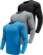 Boyzn Men's 1, 3 or 5 Pack Performance Long Sleeve T-Shirts, Quick Dry UPF 50+ Sun Protection Shirts, Moisture Wicking Sports Long Sleeve Running Tops, Athletic Gym Workout Shirts for Fishing Running - Image 2