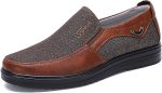 COSIDRAM Mens Slip on Loafers Walking Casual Driving Shoes Canvas Flat Lightweight Outdoor - Image 2