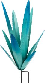 Dirfuny Tequila Rustic Metal Agave Plant Sculpture, Yard Art Decoration Statue, Lawn Ornaments, Outdoor Patio Garden Figurines - Image 2