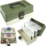 Fishing Tackle Box 2 Tray Cantilever 'Tough Box' Sea Coarse Game Fishing - Image 2