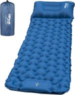 HiiPeak Sleeping Pad - Ultralight Inflatable Sleeping Mat with Built-in Foot Pump, Durable Compact Waterproof Camping Air Mattress for Camping, Backpacking, Hiking, Tent Trap Traveling - Image 2
