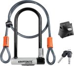 Kryptonite Kryptolok Standard Bicycle U-Lock w/4-foot Flex Cable - Image 2