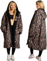 OHS Adults Drying Robe, Gifts for Mum Outdoor Waterproof Changing Robe Comfy Sherpa Privacy Robes for Women Men, Stay Dry Swimming Camping Drying Robes - S/M, L/XL - Image 2
