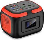 SinKeu Portable Power Station 97Wh with 230V 120W AC Socket, 12V DC, USB Ports for Phones, 26400mAh Mini Generator for Outdoor Camping Picnic, Home Emergency Backup Battery(Solar Panel Not included) - Image 2