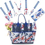 Stanew Gardening Tools, 7-Piece Gardening Gift Set with Ergonomic Soft-Grip Handles, Lightweight & Colorful Gardening Kit with Floral Organizer Bag, Printed Gardening Gifts for Women - Image 2