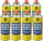 Straame Camping-gas, Gas-Bottles for Camping Stove, BBQ, Heaters, Blowtorch, BBQ, Gas-Weed Burner - Outdoor Camping Must Have, Safe and Easy to Use – Portable (Pack of 8) - Image 2