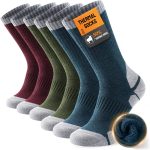 TANSTC Merino Wool Thermal Socks for Men & Women – Warm Thick Cushioned Crew Hiking, Walking, Running & Work Socks, 3 Pairs OEKO-TEX Certified - Image 2