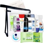 Travel Toiletries for Women, Essentials Travel Toiletries Set for Women, Mini Toiletries Set for Holiday, Hospital, Maternity, Mini Toiletries Airport Approved Liquids - Image 2