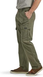 Wrangler Authentics Men's Relaxed Fit Stretch Cargo Pant Casual Pants - Image 3