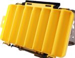 Fishing Lure Tackle Box, 14 Grids Double-Sided Fishing Lure Hook Tackle Box Transparent Plastic Tackle Storage Box 19 x 11 cm, Waterproof Storage Case - Image 4