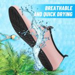 Beach Water Shoes Mens Womens Breathable Quick Dry Swim Shoes Lightweight Aqua Shoes Barefoot Socks for Swimming Pool Boating Surfing Diving Yoga - Image 4