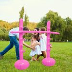 Inflatable Limbo Game - Fun Limbo Stick Summer Carnival Games - Adjustable Height Party Pole for Party Family Events Children Yard Summer Indoor Gatherings Birthday - Image 3