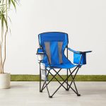 Amazon Basics Comfortable, Heavy Duty, Portable Camping Chair with 4-Can Cooler, Side Pocket, Cup Holder, and Carry Bag, Collapsible for Camping, Fishing, Beach, and Backpacking - Image 3