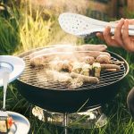 Garden Vida Kansas BBQ Grill Small Freestanding Barbecue Garden Outdoor Portable Picnic Party Camping Black - Image 3