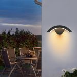 Outdoor Wall Light, 24W 2700LM Waterproof IP65 Wall Lamp, Modern Wall Lighting 3000K Warm Light, Black Exterior/Indoor Wall Lights for Entrance Garden Hallway Living Room - Image 5