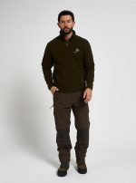 JACK PYKE Men’s Fleece Top 250GMS – Outdoor Fleece Pullover with Embroidered Pheasant Motif, Elasticated Cuffs & Extended Back, Field Jumper for Autumn, Winter - Image 4